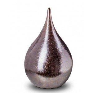 Ceramic Cremation Ashes Urn – Premium Quality - Teardrop 