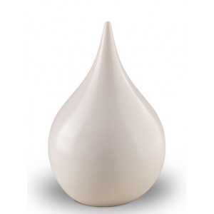 Ceramic Cremation Ashes Urn – Premium Quality - Teardrop.