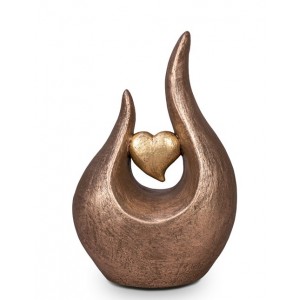 Designer Ceramic Fuego Cremation Ashes Urn – Precious Heart
