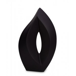 Ceramic Cremation Ashes Urn – Venezia Edition – Black Modern Look - Limited Availability