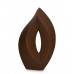 Ceramic Cremation Ashes Urn – Venezia Edition – Brown Modern Look - Limited Availability