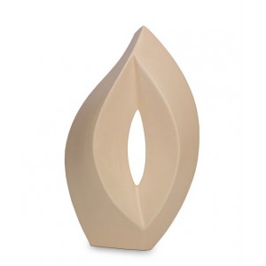 Ceramic Cremation Ashes Urn – Venezia Edition – Beige Modern Look - Limited Availability
