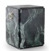 Marble Serpentinite Stone Cremation Ashes Urn / Casket – Shades of Green / Black – Sarcophagus Upright