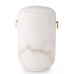 Hand Crafted Natural Alabaster Stone Cremation Ashes Urn / Casket – Purity - A exquisite tribute for a loved one