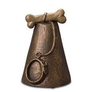 Exclusive Ceramic Cremation Ashes Urn Liquid Bronze – Collar, Lead & Bone (Capacity 1.5 litres)