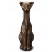 Exclusive Ceramic Cremation Ashes Urn Liquid Bronze – Proud Cat (Capacity 0.7 litres)
