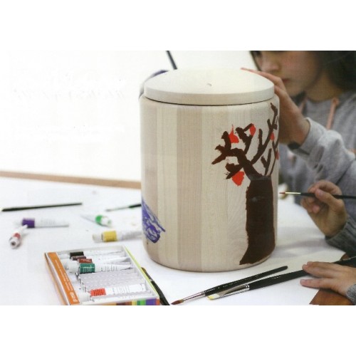 Personal Memory Cremation Ashes Urn - Inc FREE Acrylic Paints & Brushes