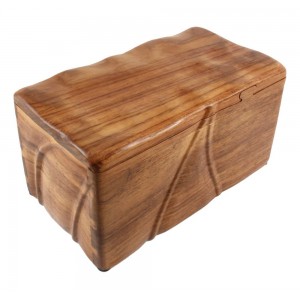 Classic Fine Wooden Cremation Ashes Caskets - The Dartmouth (Solid Teak)