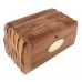Classic Fine Wooden Cremation Ashes Caskets - The Ribblesdale (Solid Teak)