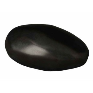 Comfort Stone - Ceramic Cremation Ashes Keepsake / Mini Urn – Black Matt