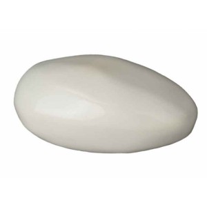 Comfort Stone - Ceramic Cremation Ashes Keepsake / Mini Urn – White
