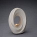 Eternal Flame - Ceramic Cremation Ashes Urn / Candle Holder – Transparent