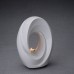Eternal Flame - Ceramic Cremation Ashes Urn / Candle Holder – Polar White