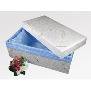 THE MULBERRY - Children / Infant Handmade Paper Funeral Coffin - (Baby / Child / Boy / Girl)