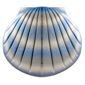 Biodegradable Cremation Ashes Urn - The Shell (Aqua Blue)