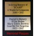 Bedale Wooden Cremation Ashes Casket - FREE Engraving