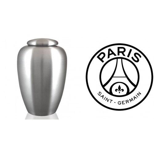 European / France / French Football Team Cremation Ashes Urn – Engraved Logo – Paris Saint Germain