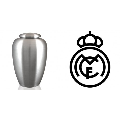 European / Spain / Spanish Football Team Cremation Ashes Urn – Engraved Logo – Real Madrid