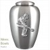 The English Pewter Cremation Ashes Urn – Men’s Bowls / Male Bowler – Solid Pewter Adornment