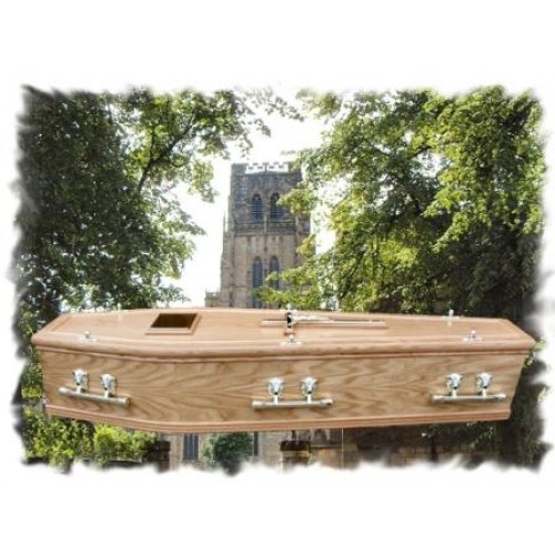Double Wreath Mould Coffin – Quality Hand-made Low Cost Coffins 