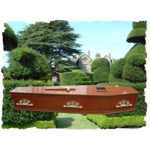 Mahogany Four Mould Coffin. Premium Quality at the Lowest Prices
