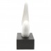Aluminium Infinity Flame Contemporary Cremation Ashes Urn – Glossy White