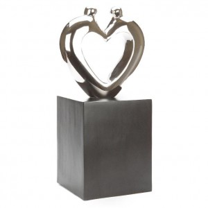 Two Peoples Devotion - Aluminium Cremation Ashes Urn – Companion (for 2 people) – Forever In Our Hearts
