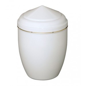 Mandalay Cremation Ashes Urn (White)
