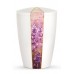 Floral Edition Biodegradable Cremation Ashes Funeral Urn – Lavender / Pearly Iridescent Surface