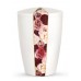 Floral Edition Biodegradable Cremation Ashes Funeral Urn – Roses / Pearly Iridescent Surface