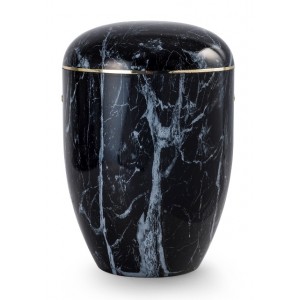 Onyx Edition Biodegradable Cremation Ashes Funeral Urn – African Ebony Effect