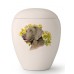 Large Ceramic Cremation Ashes Urn – Pet Dog Animal – Hand Painted Weimaraner Motif