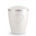 Biodegradable Cremation Ashes Urn – Infant, Child, Boy, Girl, Baby – Mother of Pearl & Crystal Heart