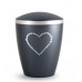 Biodegradable Cremation Ashes Urn – Infant, Child, Boy, Girl, Baby – Midnight Blue & Crystal Heart