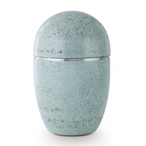 Steel Urn (Artificial Stone Design – Green)
