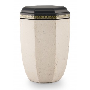Steel Urn (Artificial Stone Coating – Creamy White)