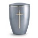 Melina Edition Steel Cremation Ashes Urn – Moon Blue with Gold Cross