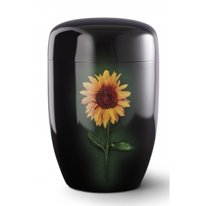 Fall in Leaves – Series Fleur Noire - Cremation Ashes Urn – SUNFLOWER