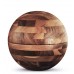 Special Edition Sphere Walnut Cremation Ashes Urn (Cross Glued, Oiled Finish)