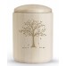 Maple Cremation Ashes Urn – Untreated Surface - Laser Engraved Tree of Life Motif