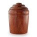 Rosewood Turned (High Gloss) Cremation Ashes Urn (Made with Love)
