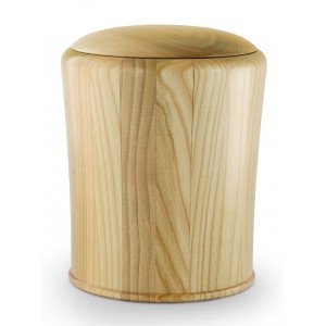 Cherry (Turned) Cremation Ashes Urn (Crafted from Quality Wood)
