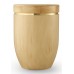 Star (Stellar) Edition Cremation Ashes Urn – Hand Turned Alder Wood (Natural Hue)