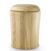 Rustic Oak Cremation Ashes Urn (Beautiful Unstained Natural Oak)