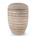 Biodegradable Cremation Ashes Urn – Limestone Look - Pale Green, Grooved Surface in Stone Finish