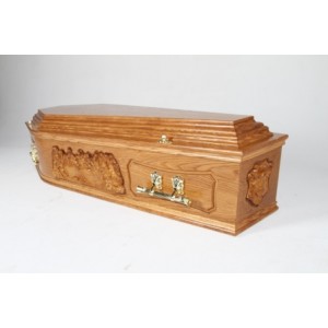 The Last Supper Bespoke Coffin - HUGE ONLINE PRICE SAVINGS 
