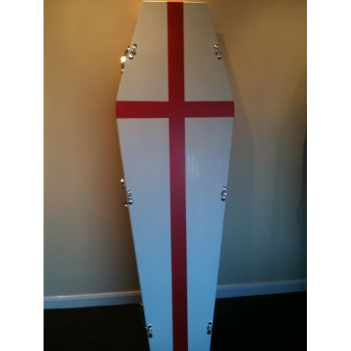 St Georges Flag Coffin  - Quality Coffins Online