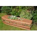 Autumn Gold Wicker / Willow Toffee Brown (Traditional Style) Coffin **SURROUNDED BY LOVE**